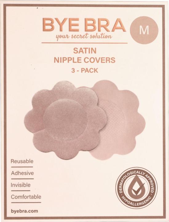 Image du produit Bye Bra Silk Nipple Covers (Lot de 3, XL)