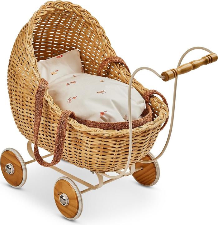 Actual product image Smallstuff Geflochtener Puppenwagen