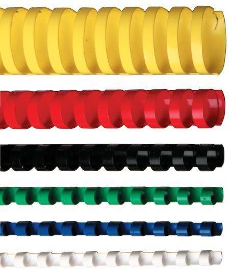 Image du produit Opus Dos de reliure en plastique 6mm noir (ib06CZA)