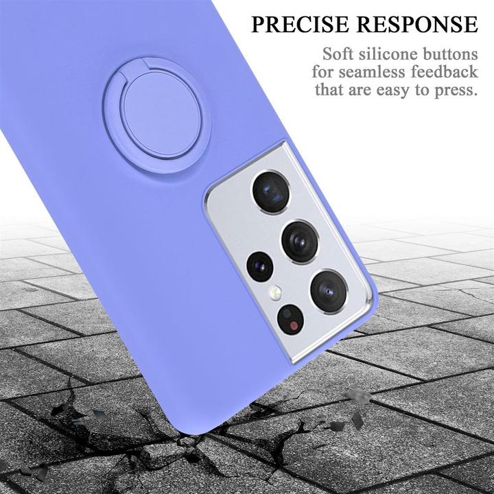 Produktbild Cadorabo TPU Liquid Ring Silicone Case Hülle (Samsung Galaxy S21 Ultra)