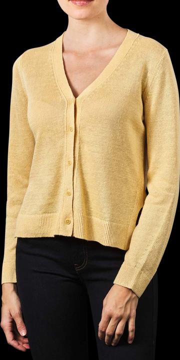 Produktbild Marc O'Polo Linen Cardigan Longsleeve iced vanilla (XL)