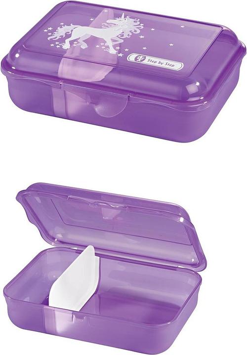 Actual product image Step by Step lunch box with click closure, dishwasher-safe