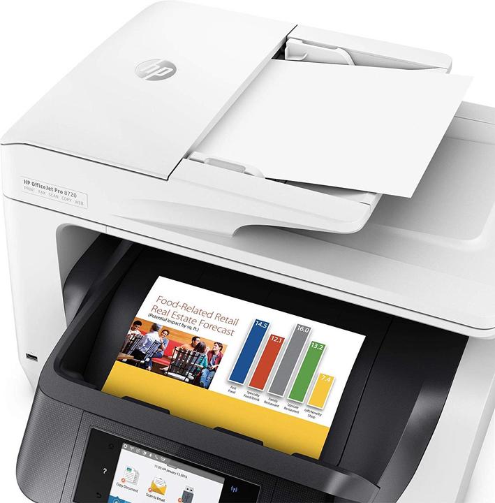 Produktbild HP OfficeJet Pro 8720 (Tintenpatrone, Farbe)