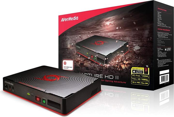 Produktbild AVerMedia Game Capture HD II C285 (PS3, PS4, Wii U, Xbox 360, Xbox One X, Xbox Series X, Xbox One S, Xbox Series S)