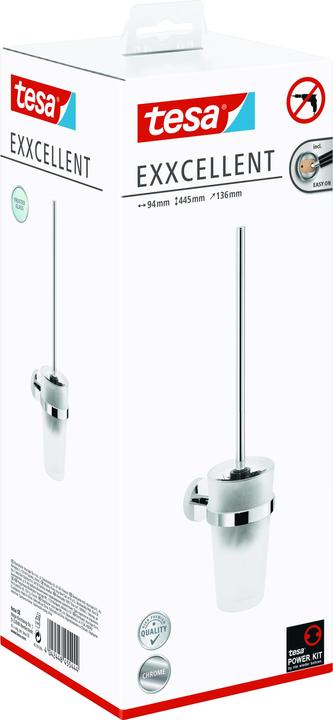 Actual product image tesa EXXCELLENT toilet brush set incl. adhesive solution without drilling