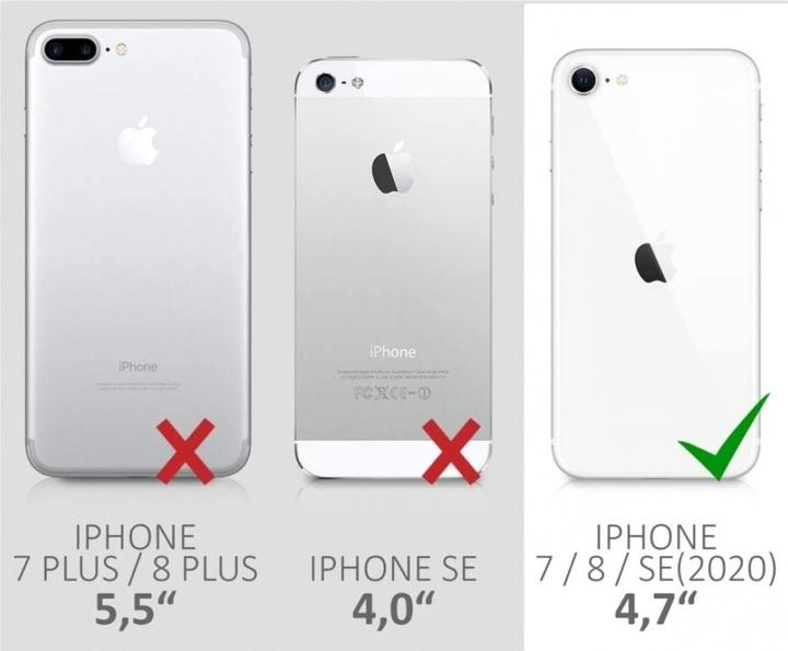 Immagine prodotto Screenguard Protezione schermo e corpo a 360° Apple iPhone SE 2020 Cover con Foil (Apple iPhone SE (seconda generazione))