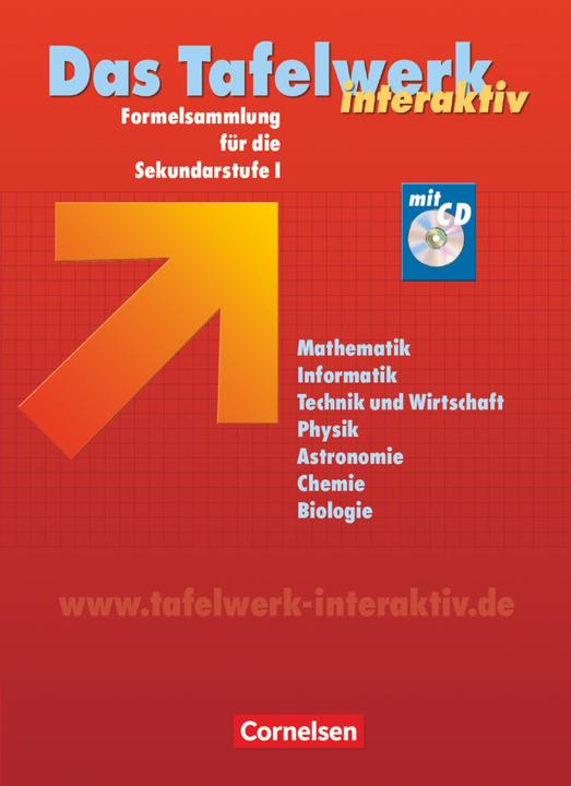 Actual product image Das Tafelwerk interaktiv - Formulary for lower secondary level - General Edition (Rüdiger Erbrecht, Karlheinz Martin, Matthias Felsch, Hubert King, 2005)