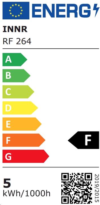Label énergétique Innr Smart Bulb filament vintage (E27, 4.20 W, 390 lm, 2 x, F)