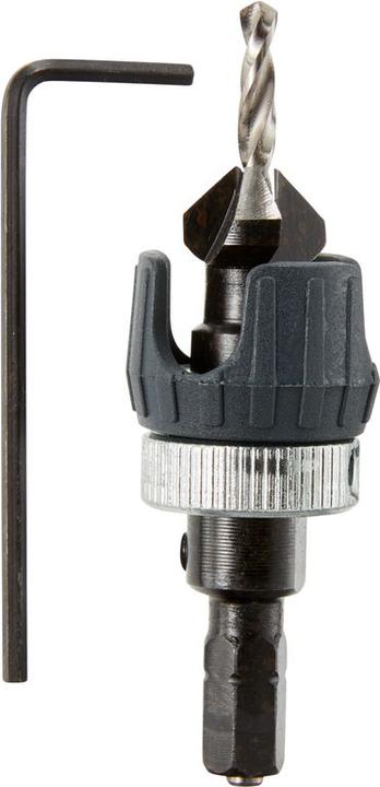 Actual product image wolfcraft wolfcraft 1 Vorbohrer m Senker+Tiefenst. ø3,2x12mm (3.2 mm, 12 mm)
