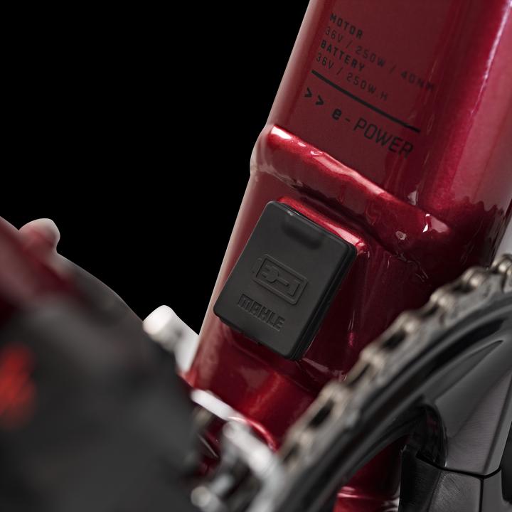 Actual product image Van rysel E-bike road bike E-EDR - E-EDR AF Shimano 105 Di2 2×12S red