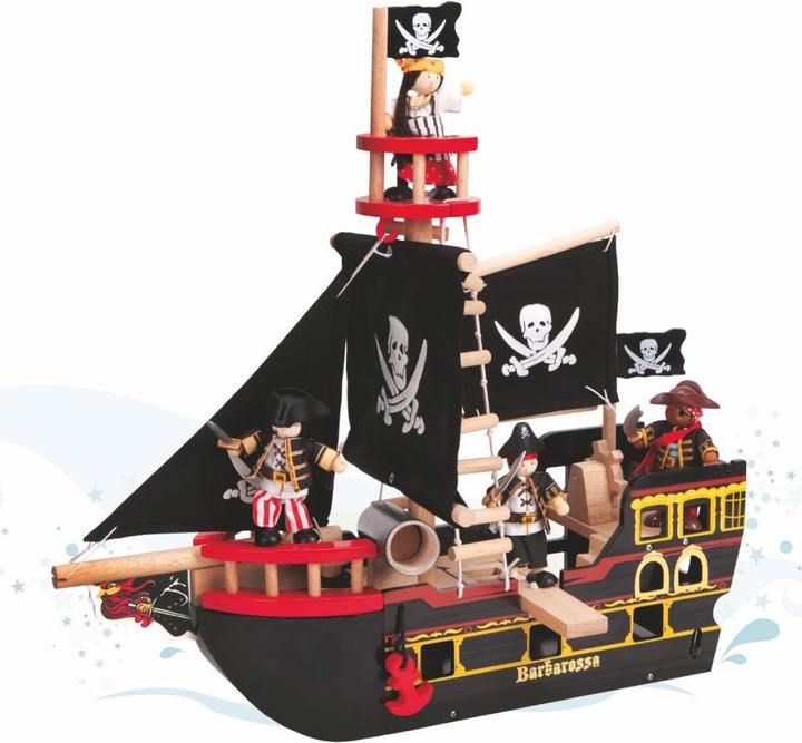Produktbild Le Toy Van Barbarossa Piraten Schiff