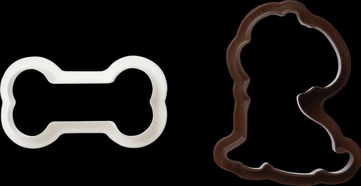 Image du produit Decora Emporte-pièce - Chien et os (2pcs)