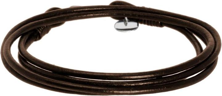 Bijouteria Lederarmband (20 cm, Leder, Edelstahl)