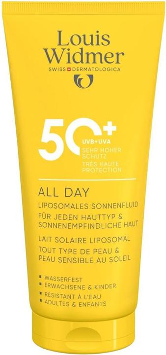 Actual product image Widmer Louis All Day LSF50+ Value Pack ohne Parfum 200 ml (Suntan lotion, SPF 50, 200 ml)