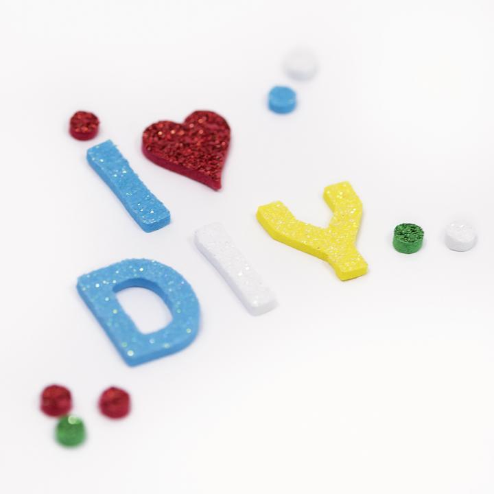 Produktbild Folia Moosgummi Glitter