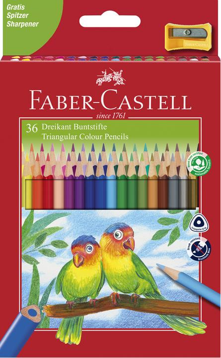 Produktbild Faber-Castell 120536 Buntstift 36 Stück(e) (Mehrfarbig, 36 x)