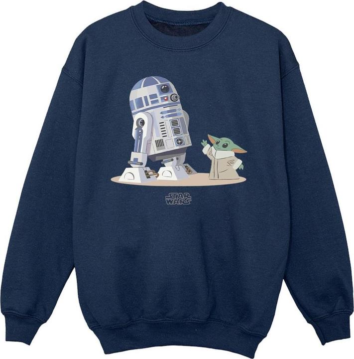 Star Wars The Mandalorian R2D2 And Grogu Sweatshirt Mädchen