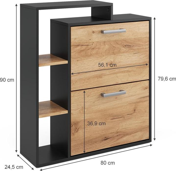 Produktbild Vicco Orlando (80 x 24 x 90 cm)