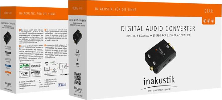 Actual product image Inakustik Star Audio Converter (Digital -> Analog)
