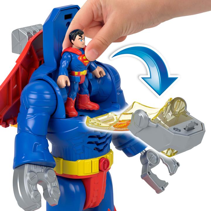 Actual product image Imaginext DC Super Friends Superman Insider in exo-suit