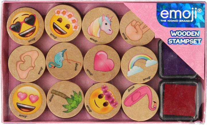 Produktbild Emoji-Stempelset aus Holz