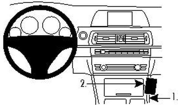 Actual product image Brodit ProClip BMW 5 Series F10/F11 My. 10-17