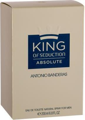 Actual product image Antonio Banderas King of Seduction Absolute by Eau de Toilette Spray 200 ml (Eau de toilette, 200 ml)