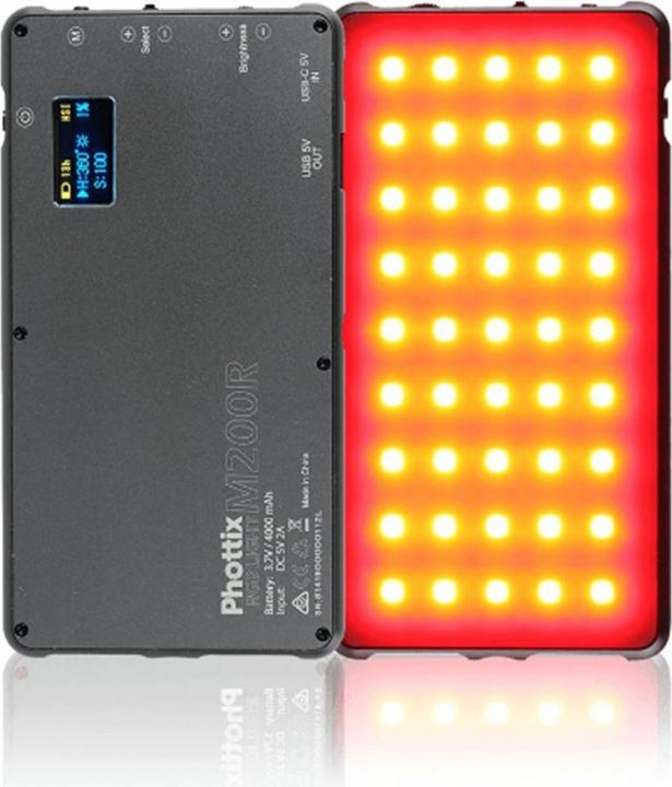 Immagine prodotto Phottix M200R RGB (Videocamera)