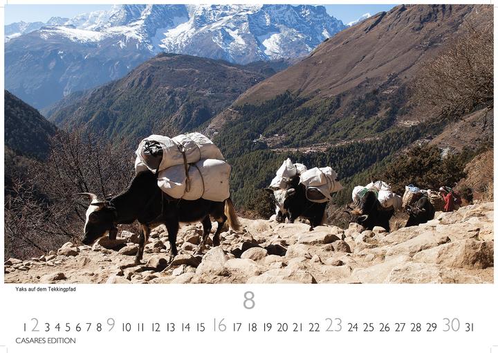 Image du produit Nepal 2026 L 35x50cm (35 x 50 cm, Allemand)