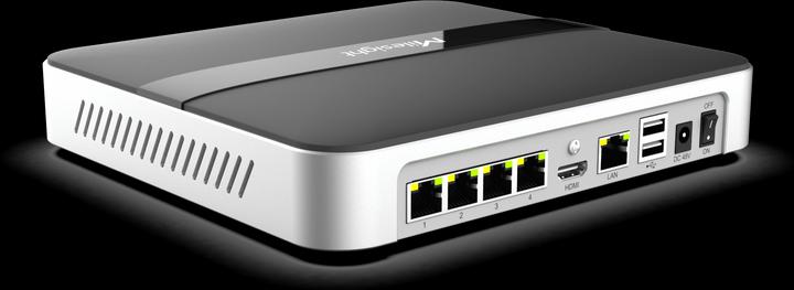 Actual product image Milesight 4/8-channel PoE video recorder 4K series Mini PoE NVR 1000 - MS-N1008-UPC (Network Video Recorder (NVR))