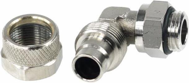 Actual product image Aquatuning 13/10mm screw-on sleeve 90° rotatable