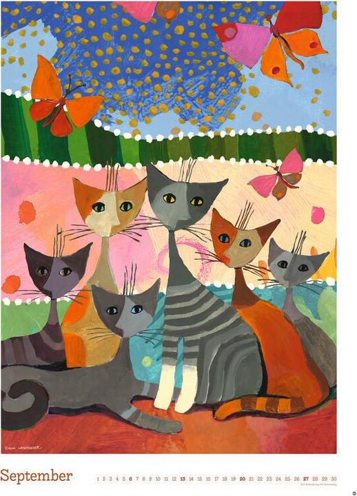 Actual product image Heye Bildkalender Rosina Wachtmeister (49 x 68 cm, German)