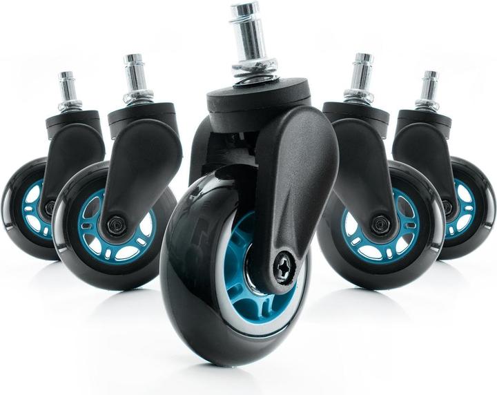Produktbild DXRacer Blade Wheels - 5er Set - Blau