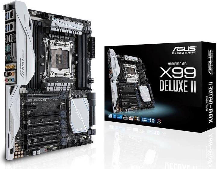 Image du produit ASUS X99 Deluxe II (LGA 2011-v3, Intel X99, ATX)