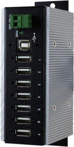 Actual product image Exsys Ex 1177HMVS-WT (USB-B, 7 Ports)