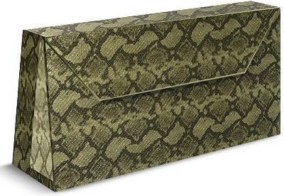 Francis Francis Bags CLUTCH Snake Vert - Avec garniture en mousse