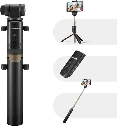 BlitzWolf 3 in 1 Mobile Phone Tripod Vlogging + Selfie Stick