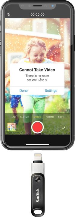 Productafbeelding SanDisk iXpand Go (128 GB, USB-A, Bliksem)