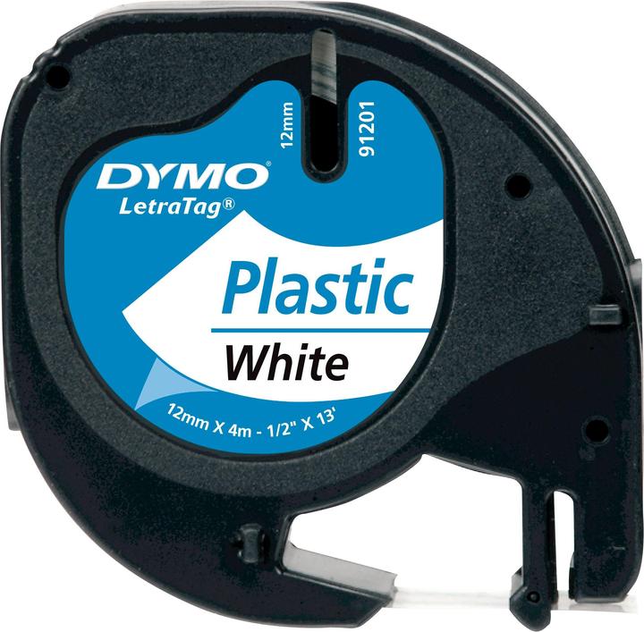 Actual product image Dymo S0721660 Plastic strap (1.20 cm, White)
