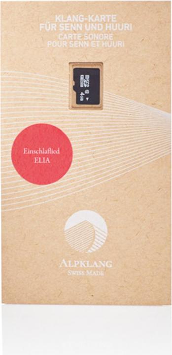Produktbild Alpklang Klangkarte mit Einschlaflied ELIA
