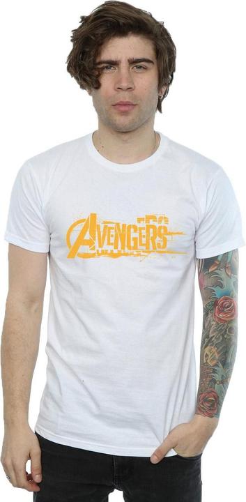 Produktbild Avengers Infinity War Orange Logo TShirt (S)