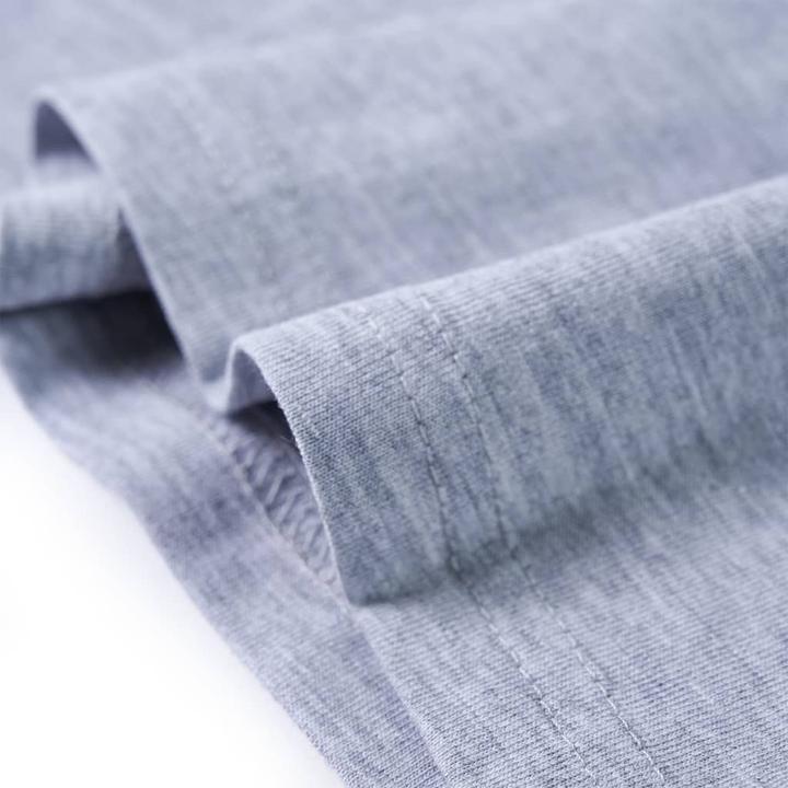 Immagine prodotto VidaXL Camicia da bambino a maniche lunghe grigio melange 140,Materiale: 95 (140)