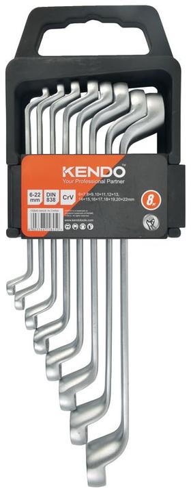 Actual product image Kendo Double-ring spanner set 8-piece (22 mm)
