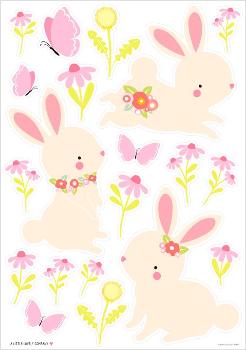 Produktbild A Little Lovely Company Wand Sticker Hase