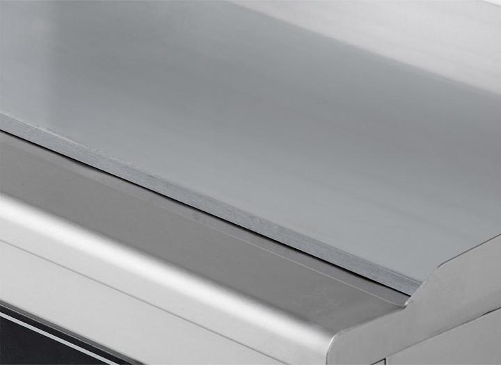 Image du produit Gastro Hero Plaque grillade électrique Eco lisse, chromée - appareil de table (6 kW)