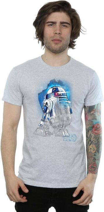 Immagine prodotto Star Wars Maglietta R2-D2 Spazzolato Uomo (3XL)