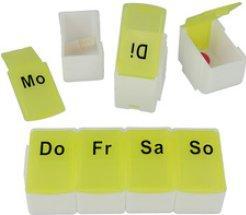 Produktbild First Aid Only 7-Tage-Tablettenbox, Kunststoff, weiá/grn