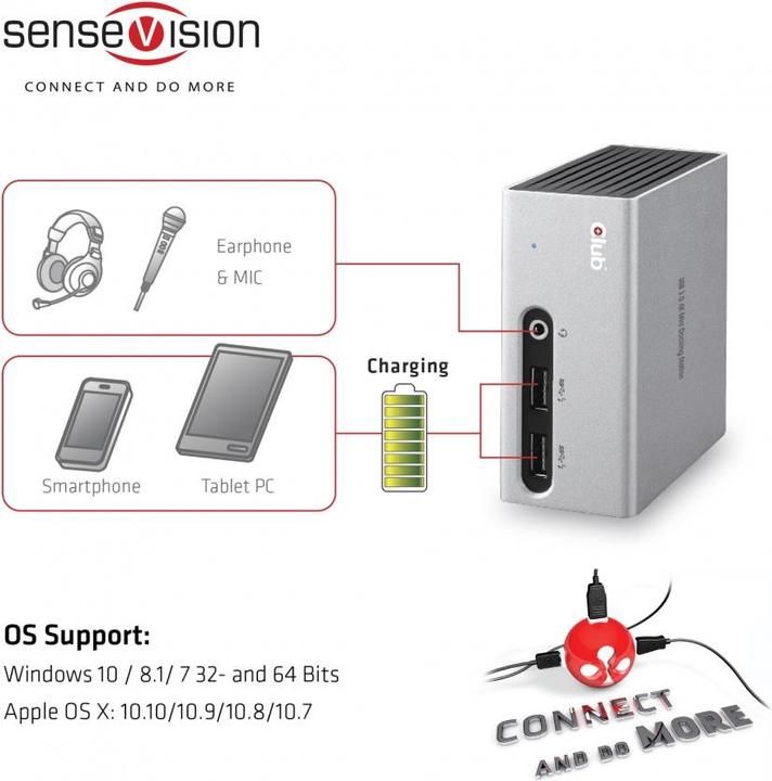 Image du produit Club 3D Csv-3104d (USB-B, 9 Ports)