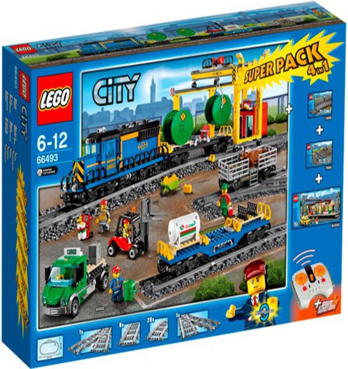 Image du produit LEGO Train de marchandises City Value Pack 4in1 (66493, LEGO City)