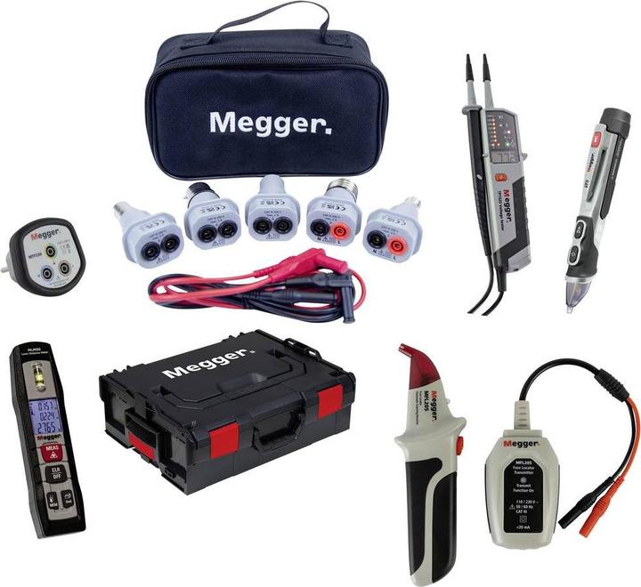 Megger EM-PAKET Zweipoliger Spannungsprüfer CAT IV 1000V LED, LCD (CAT IV 1000V)